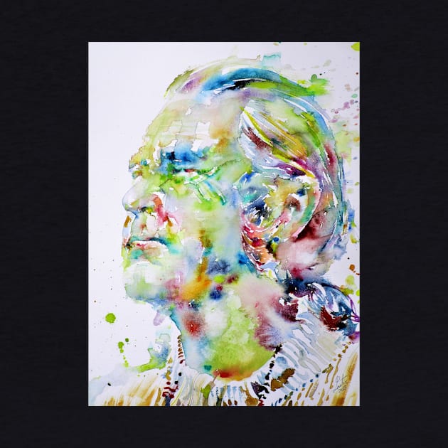 TIMOTHY LEARY watercolor portrait .1 by lautir